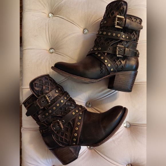 Freebird Cato Boot Chocolate Size 6 - Picture 3 of 7